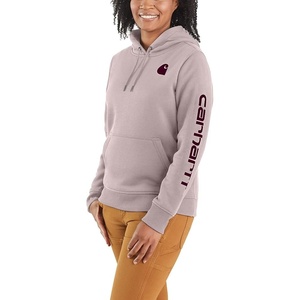 Carhartt Women’s Iconic Clarksburg Logo Sweatshirt(Mink)