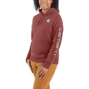 Carhartt Women’s Iconic Clarksburg Logo Sweatshirt(Sable)