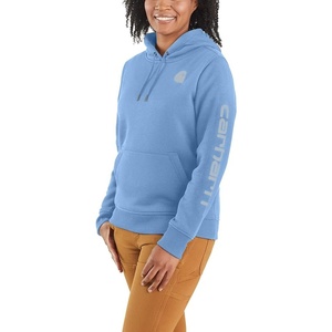 Carhartt Women’s Iconic Clarksburg Logo Sweatshirt(Skystone)