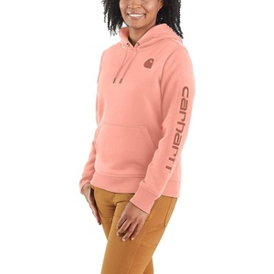 Carhartt Women’s Iconic Clarksburg Logo Sweatshirt(Sun Bloom)