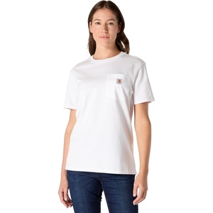 Carhartt Women’s Iconic WK87 Pocket T-Shirt(White)