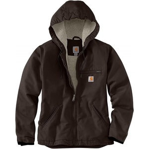Carhartt Women’s Iconic Washed Duck Sierra Jacket(Dark Brown)