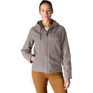 Carhartt Women’s Iconic Washed Duck Sierra Jacket(Taupe Gray)