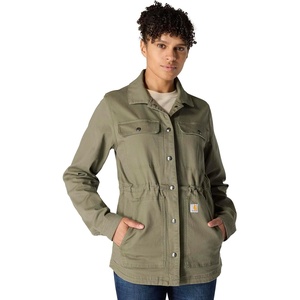 Carhartt Women’s TENCEL Fiber Series Canvas Coat(Dusty Olive)