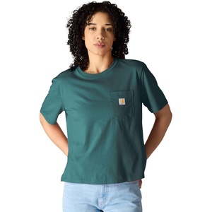 Carhartt Women’s Tencel™ Fiber Series Loose T-Shirt(Greenstone)