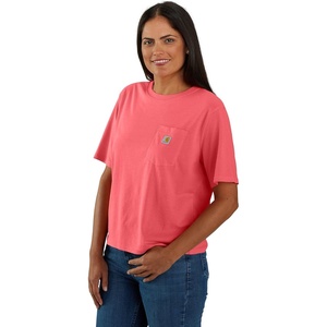 Carhartt Women’s Tencel™ Fiber Series Loose T-Shirt(Pink Salmon)