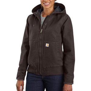 Carhartt Women’s Washed Duck Active Jac(Dark Brown)