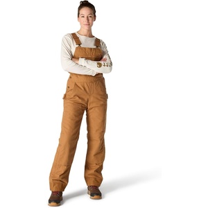 Carhartt Women’s Washed Duck Insulated Bib Overall(Brown)