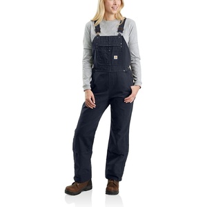 Carhartt Women’s Washed Duck Insulated Bib Overall(Navy)