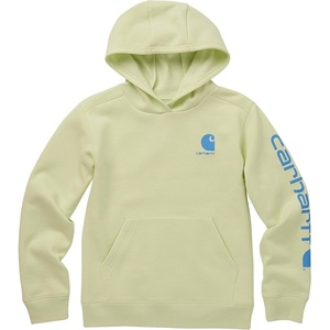 Carhartt boys Hoodie Fleece Pullover SweatshirtHooded Sweatshirt(Lime Cream)