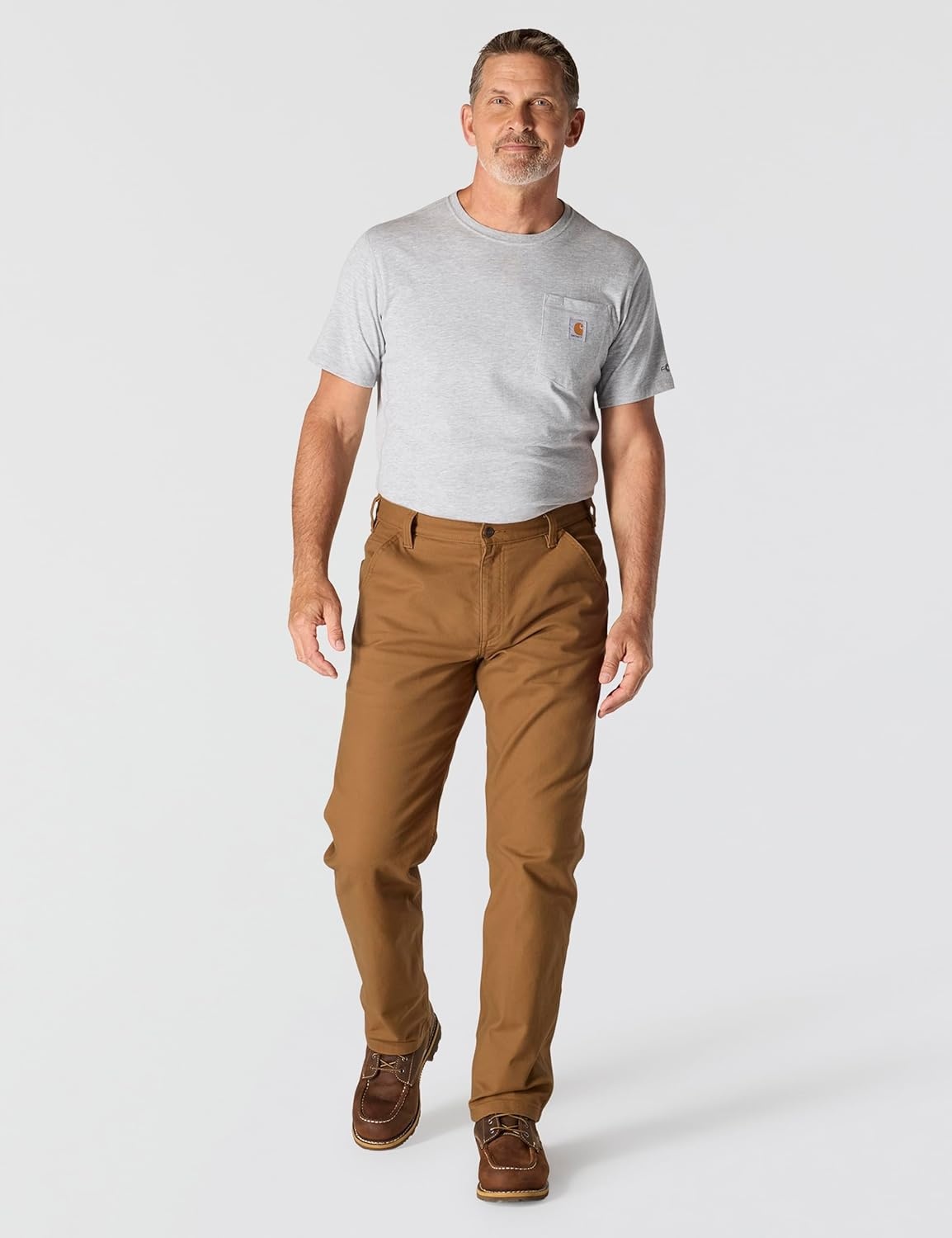 image:imageCarhartt Mens Loose Straight Rugged Flex Duck DungareeCarhartt Brown