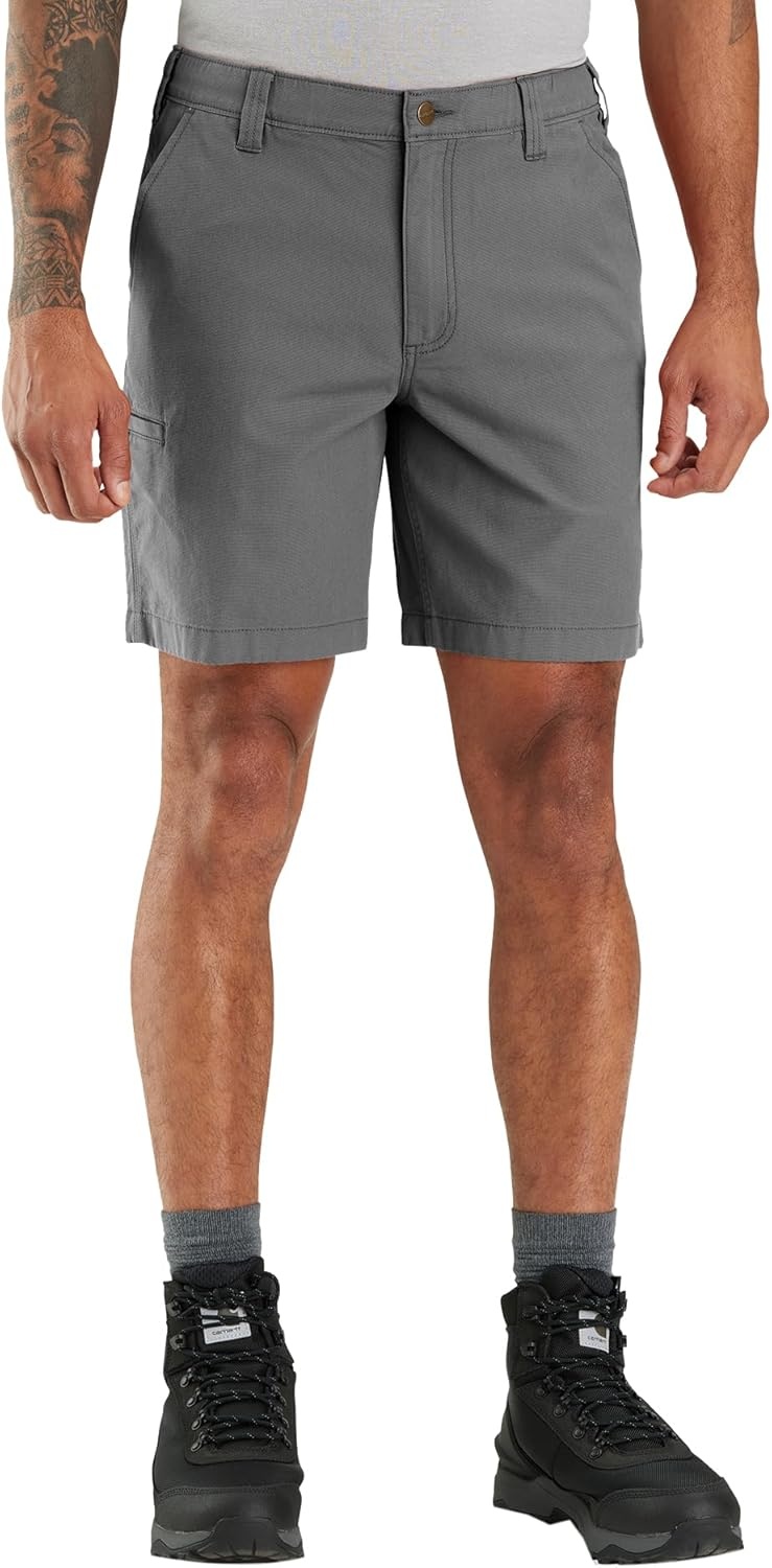 image:imageCarhartt Mens Relaxed 8 Rigby ShortSteel