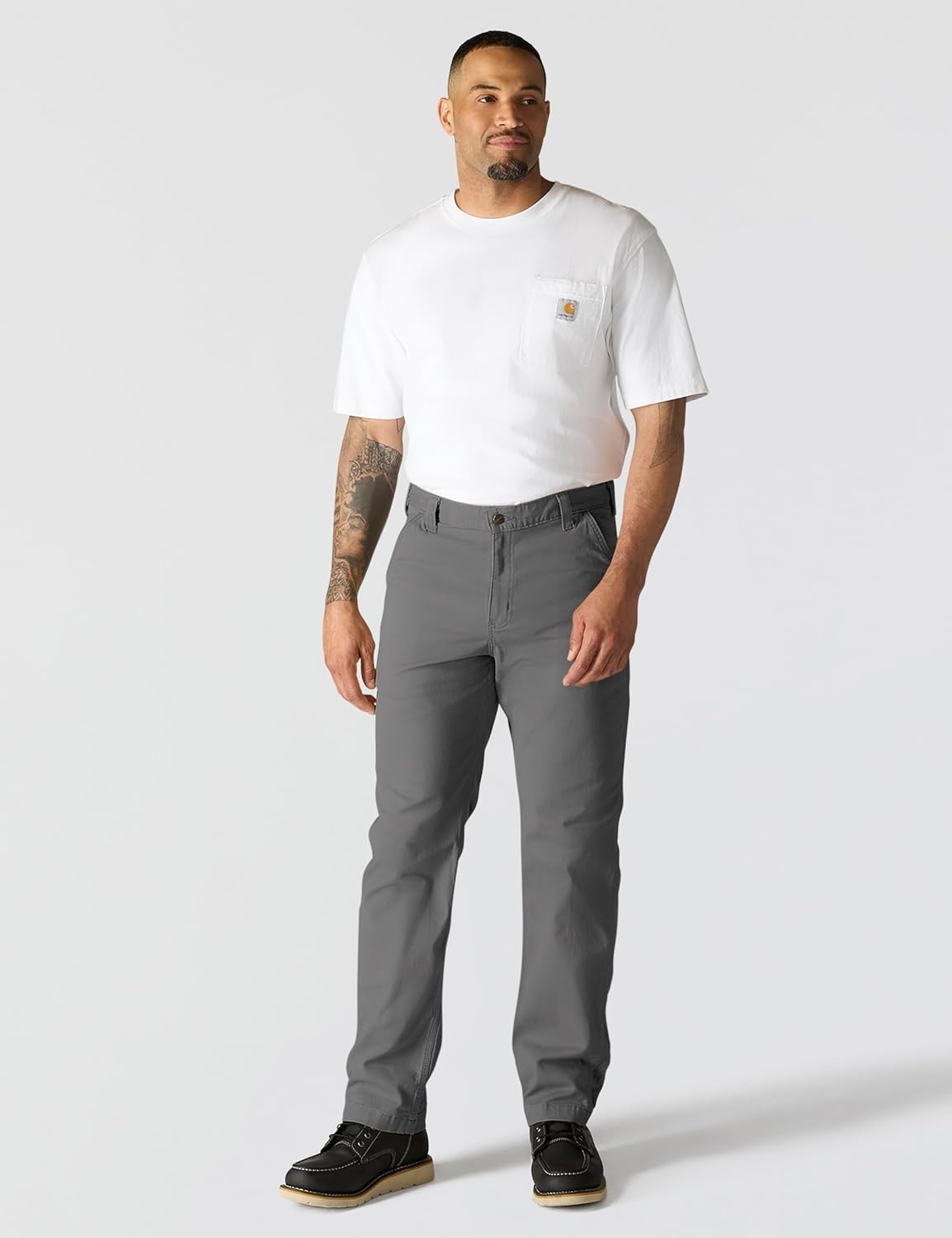 image:imageCarhartt Mens Relaxed Straight Rigby DungareeGravel