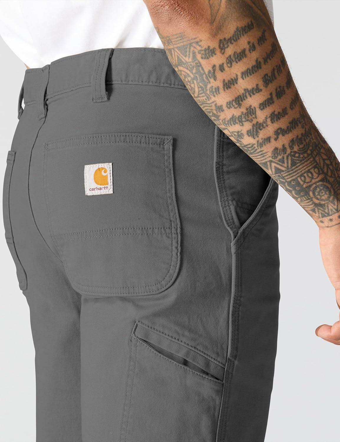 image:imageCarhartt Mens Relaxed Straight Rigby DungareeGravel