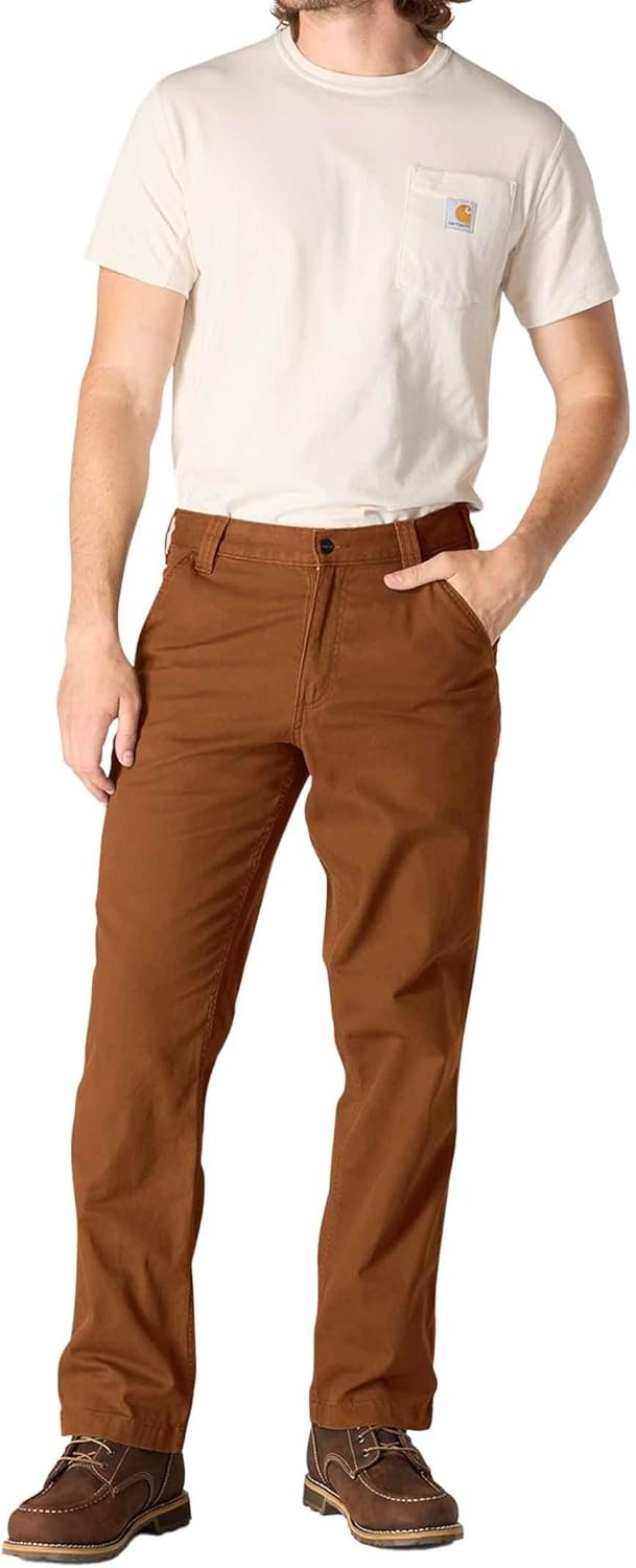 image:imageCarhartt Mens Relaxed Straight Rigby DungareeRed Duck