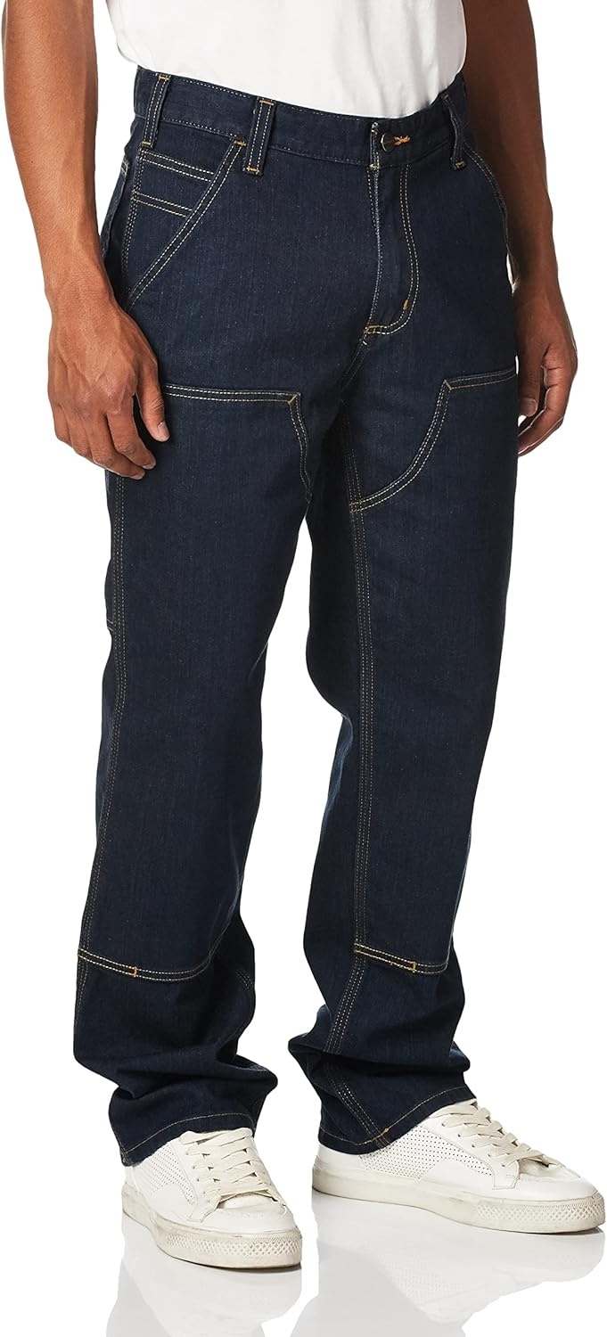 image:imageCarhartt Mens Relaxed Straight Rugged Flex DoubleFront Denim LoggerErie