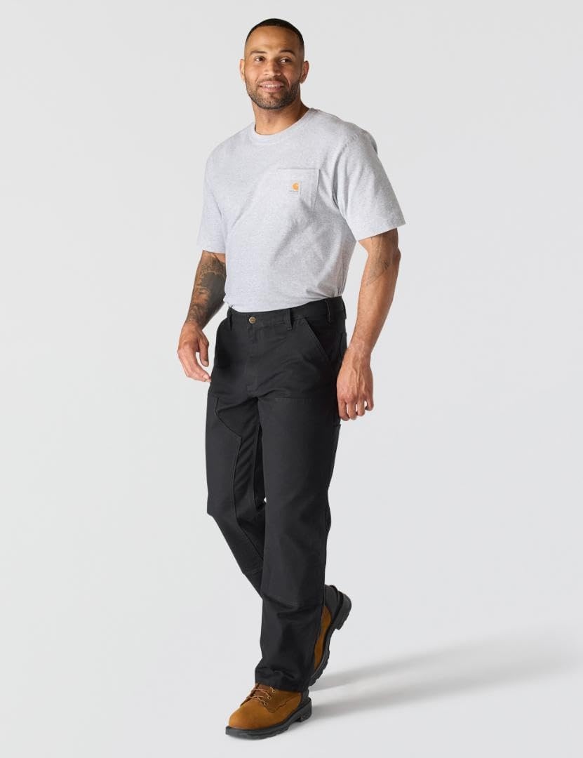 image:imageCarhartt Mens Relaxed Straight Rugged Flex Duck DoubleFront DungareeBlack