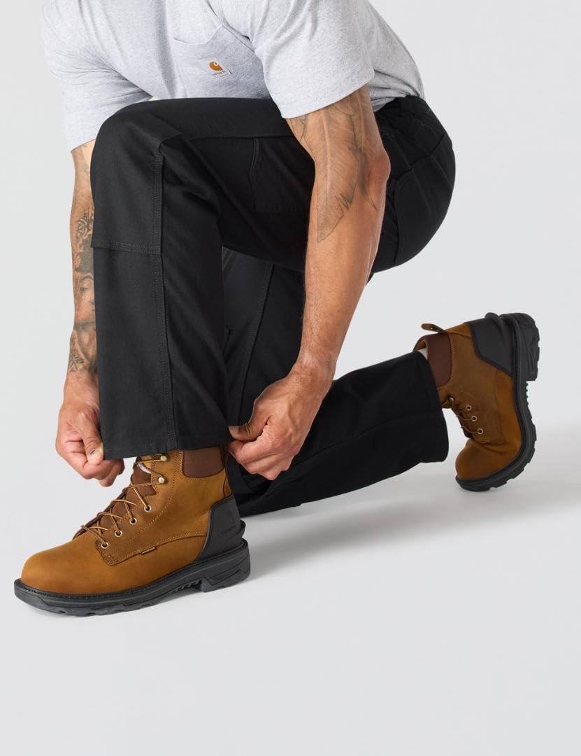 image:imageCarhartt Mens Relaxed Straight Rugged Flex Duck DoubleFront DungareeBlack