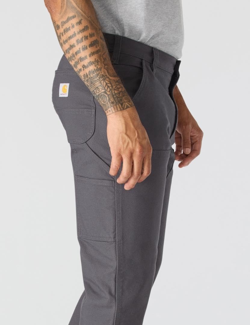 image:imageCarhartt Mens Relaxed Straight Rugged Flex Duck DoubleFront DungareeShadow