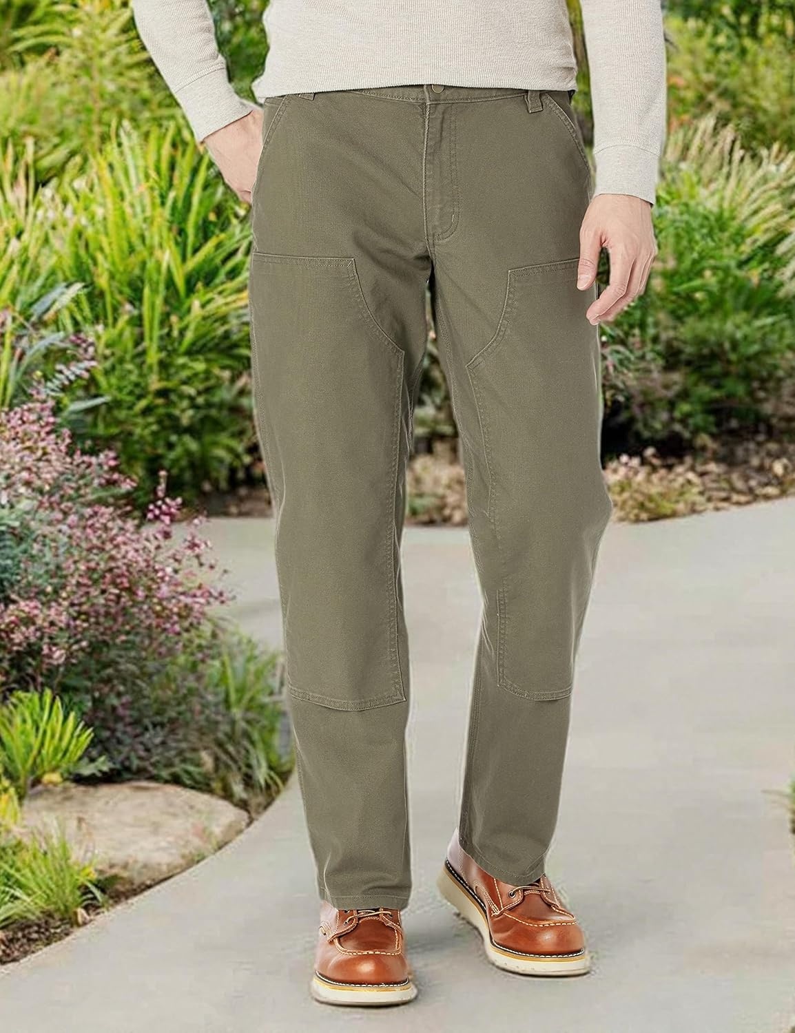 image:imageCarhartt Mens Relaxed Straight Rugged Flex Duck DoubleFront DungareeTarmac
