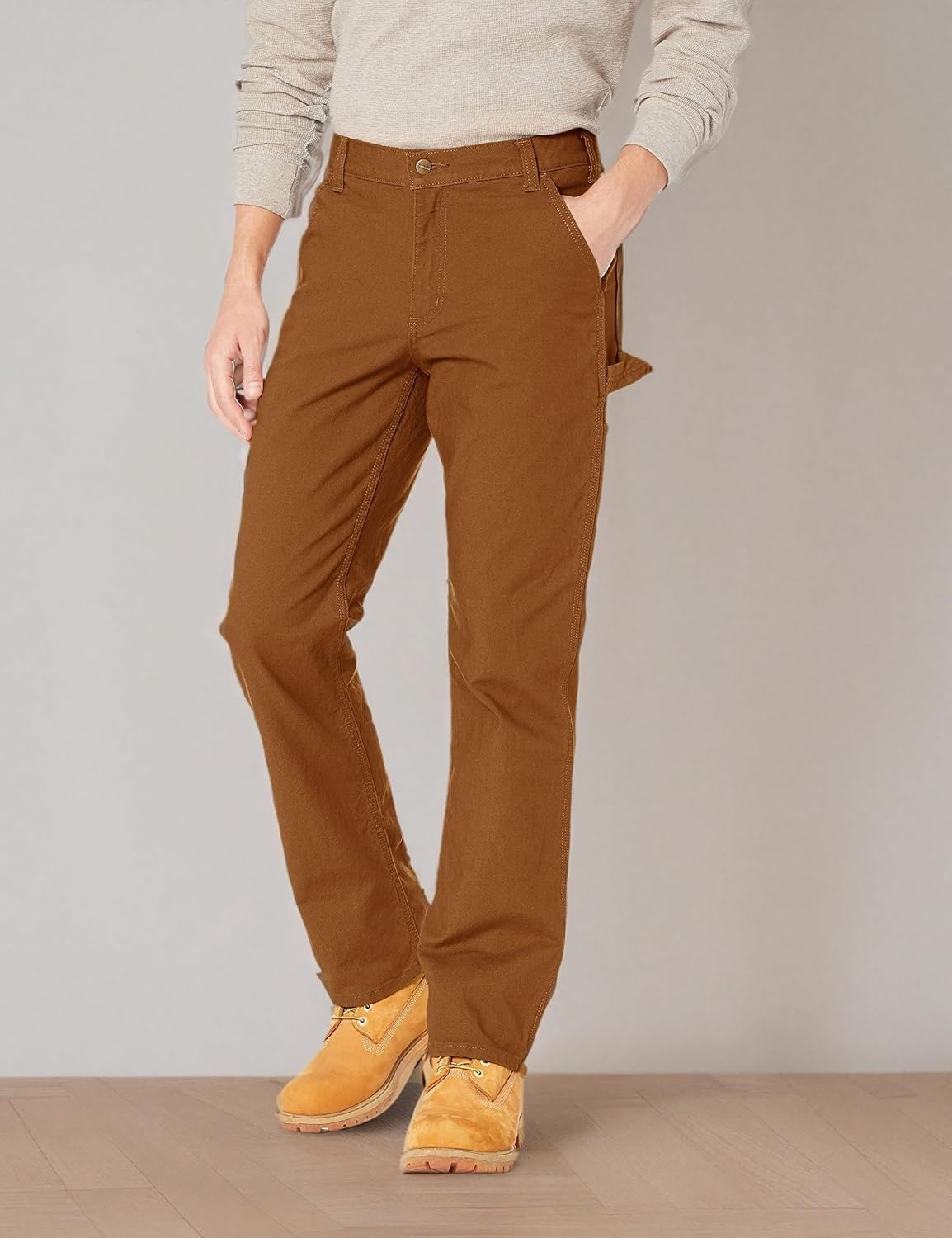 image:imageCarhartt Mens Relaxed Straight Rugged Flex Duck DungareeCarhartt Brown