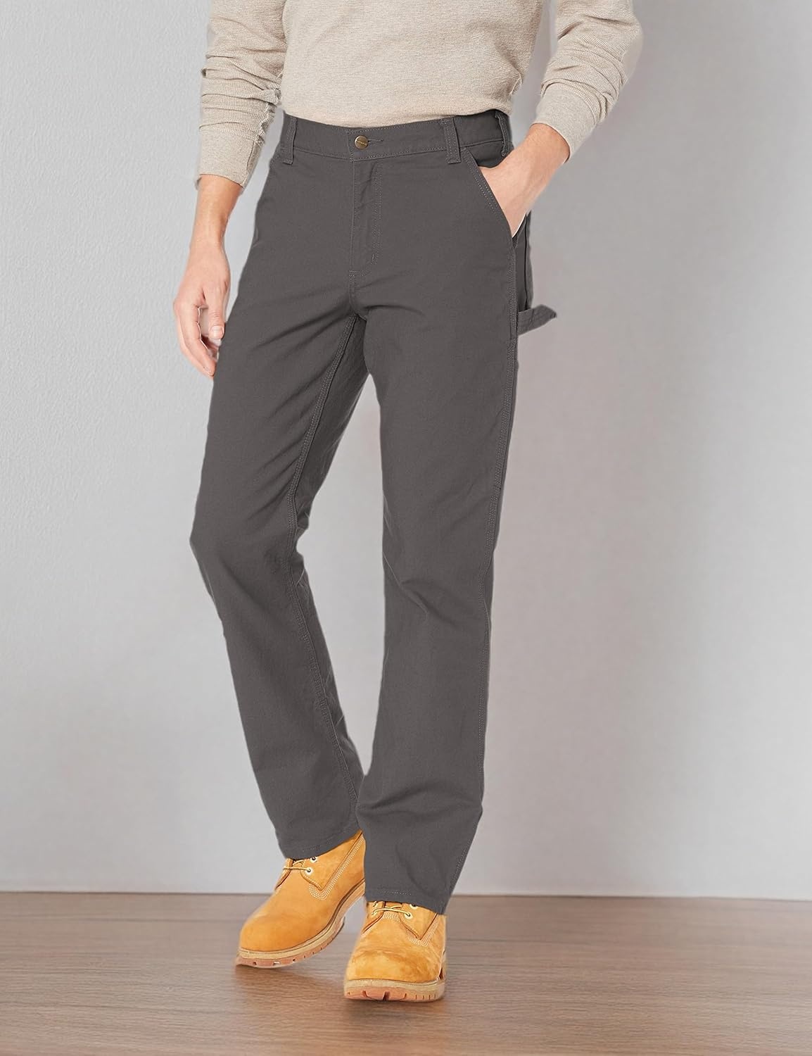 image:imageCarhartt Mens Relaxed Straight Rugged Flex Duck DungareeGravel