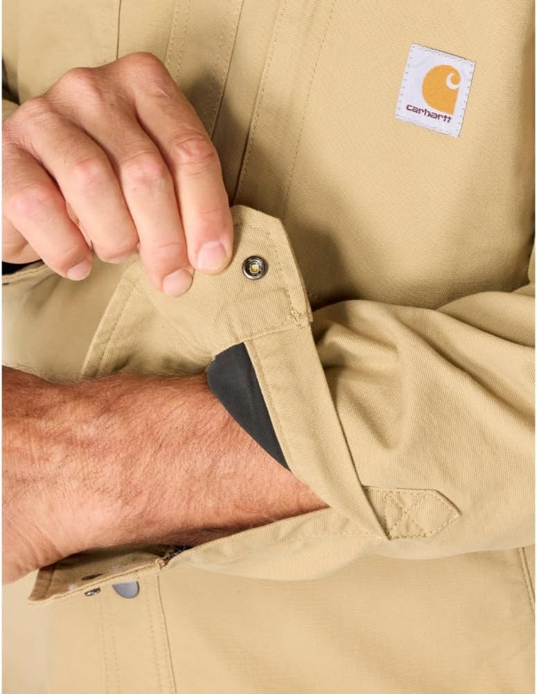 image:imageCarhartt Mens Rigby Relaxed Shirt JacDark Khaki