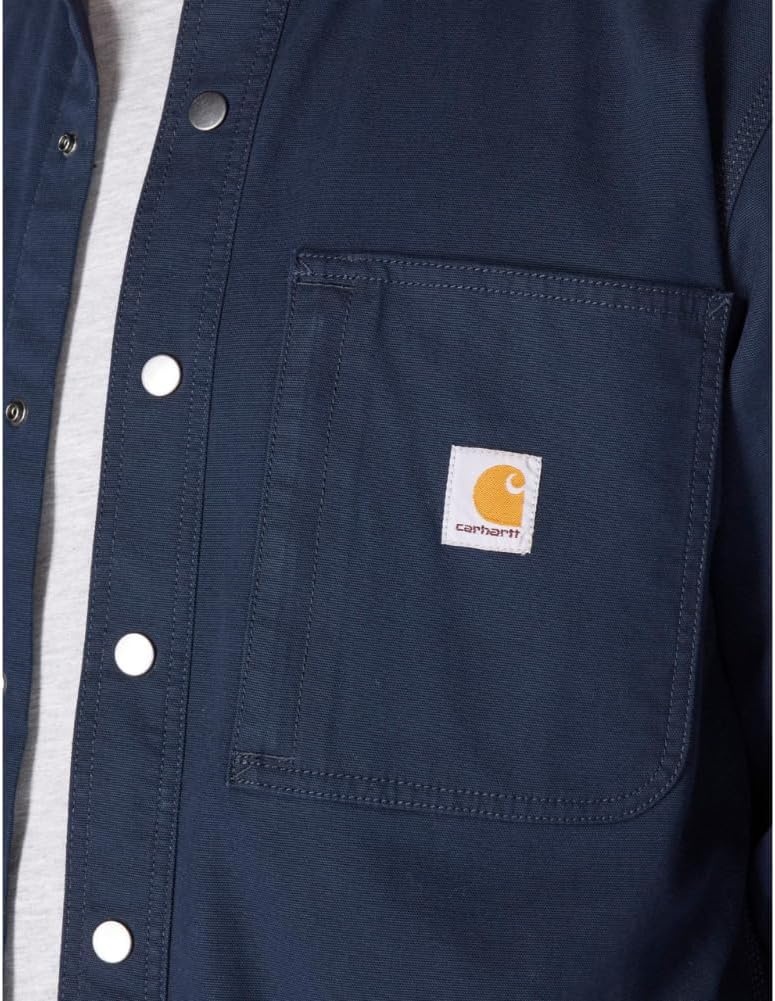 image:imageCarhartt Mens Rigby Relaxed Shirt JacNavy