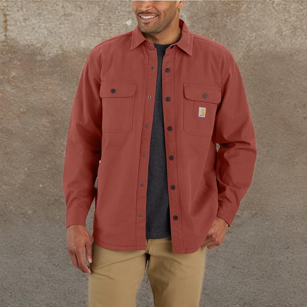 image:imageCarhartt Mens Rigby Relaxed Shirt JacSable