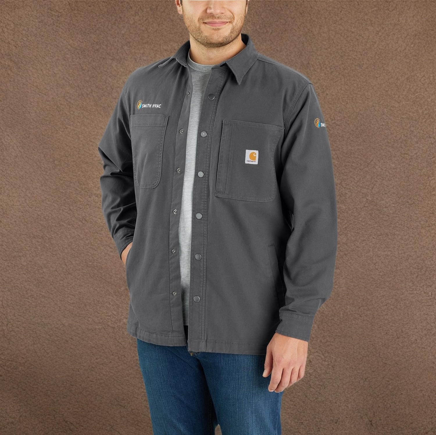 image:imageCarhartt Mens Rigby Relaxed Shirt JacShadow