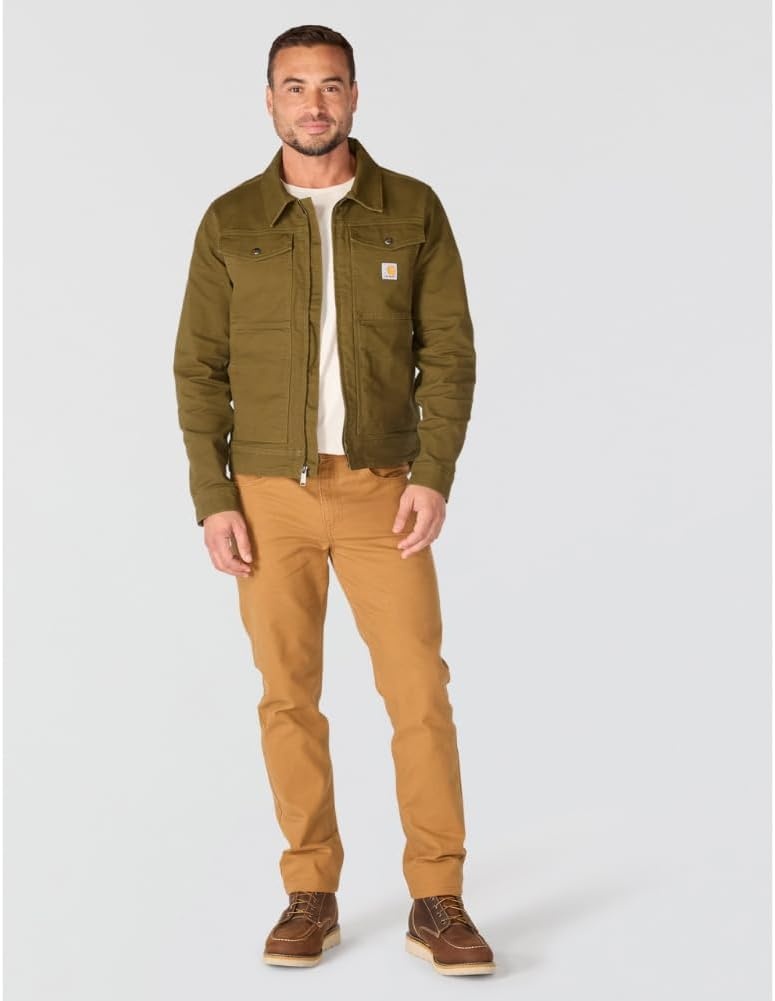 image:imageCarhartt Mens Rugged Flex Duck Berwick JacketBurnished Logs