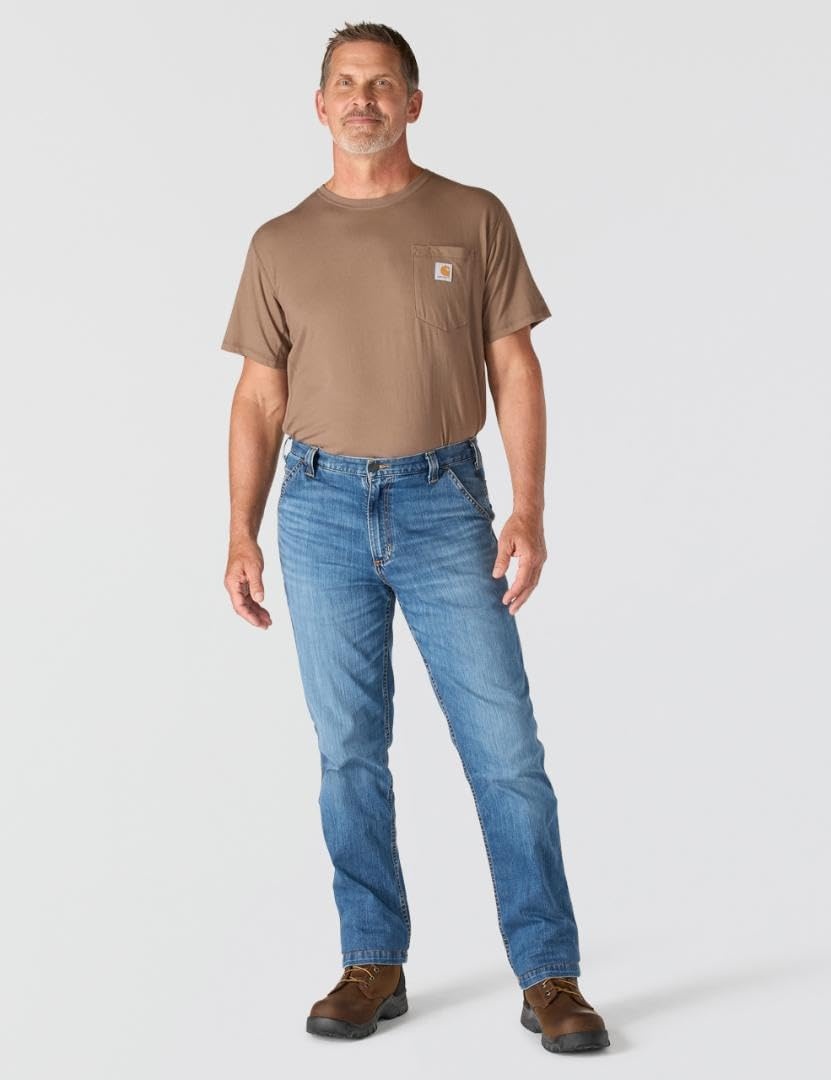 image:imageCarhartt Mens Rugged Flex Relaxed Fit Utility JeanHoughton