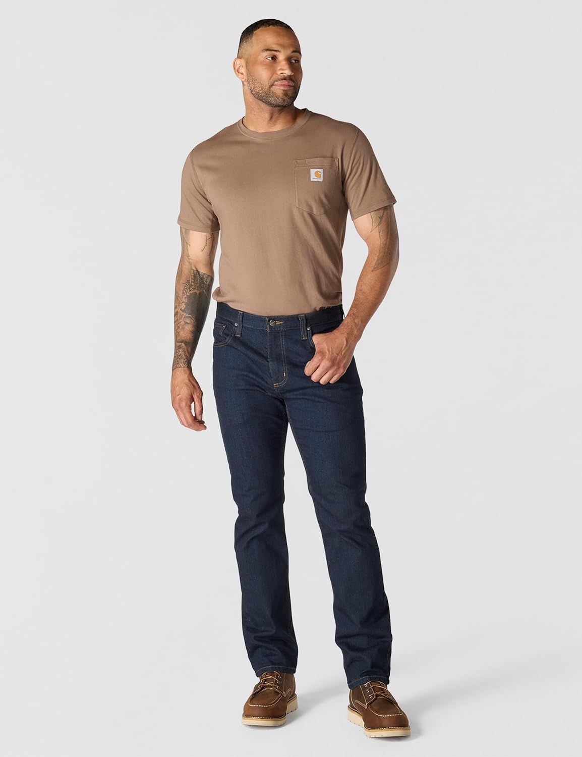 image:imageCarhartt Mens Slim Tapered Rugged Flex JeanErie