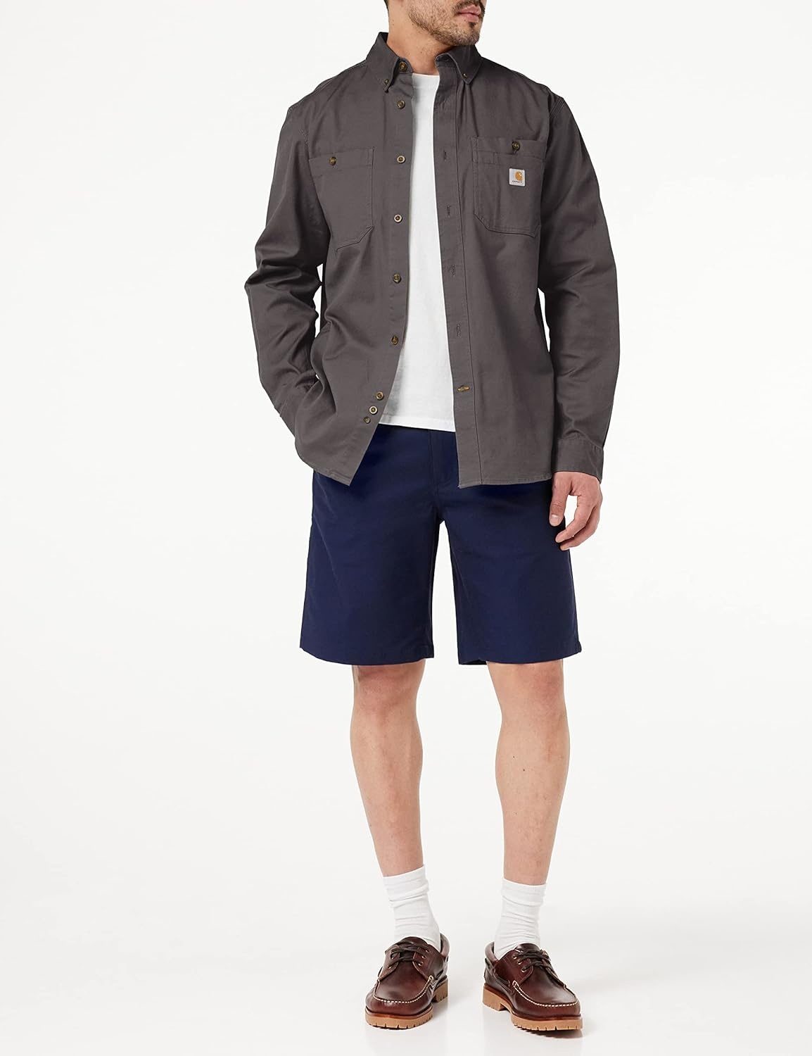 image:imageCarhartt Mens Windham Relaxed LS ShirtGravel