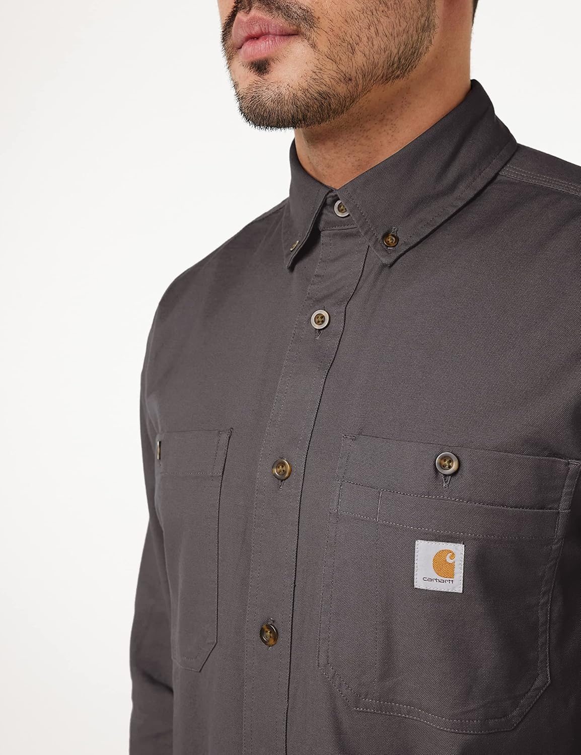 image:imageCarhartt Mens Windham Relaxed LS ShirtGravel