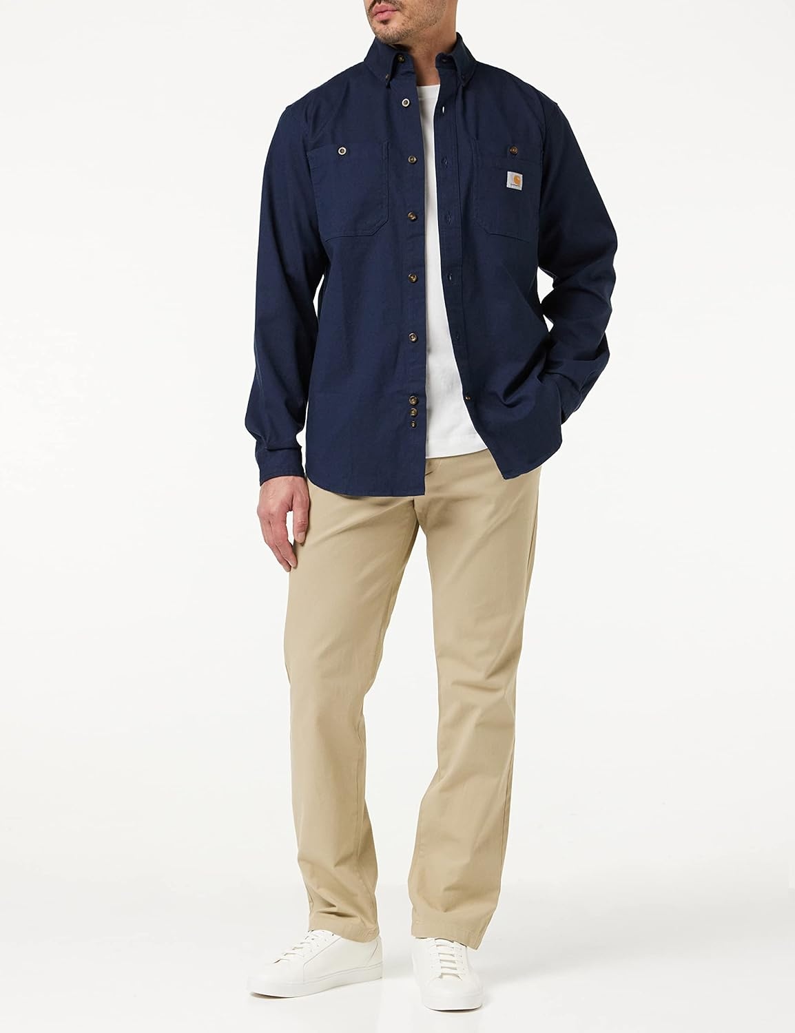 image:imageCarhartt Mens Windham Relaxed LS ShirtNavy