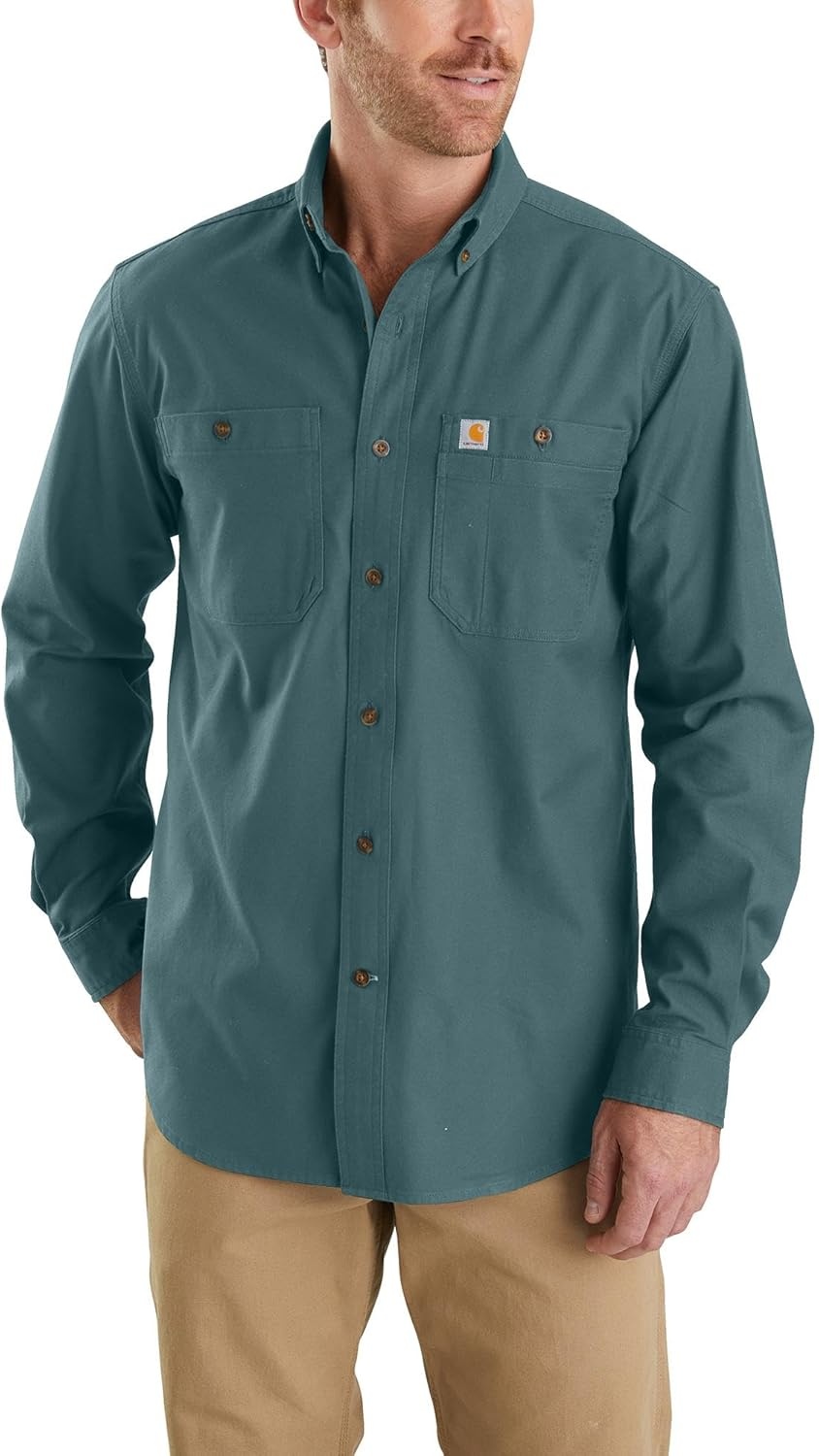 image:imageCarhartt Mens Windham Relaxed LS ShirtSea Pine