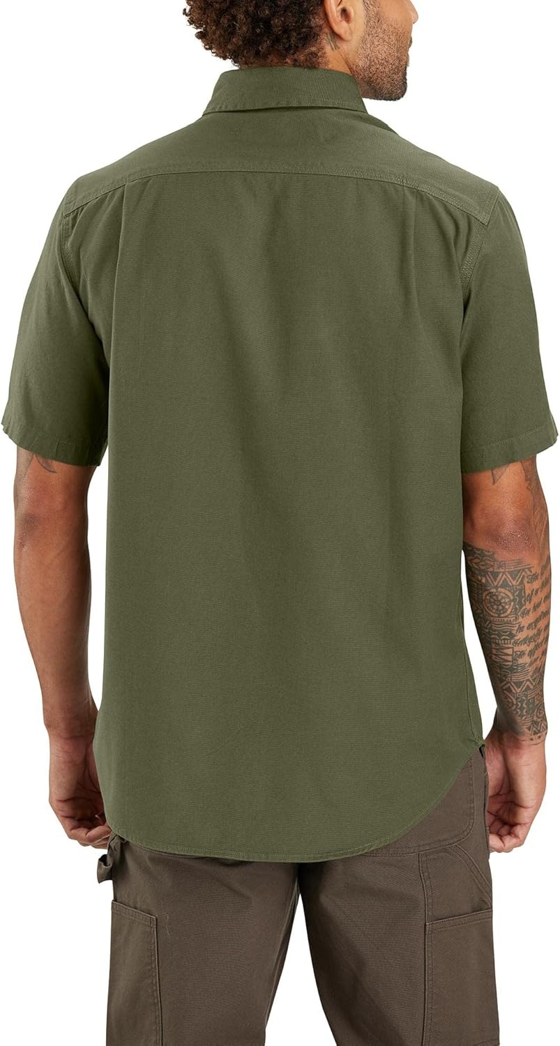 image:imageCarhartt Mens Windham Relaxed Ss ShirtBasil