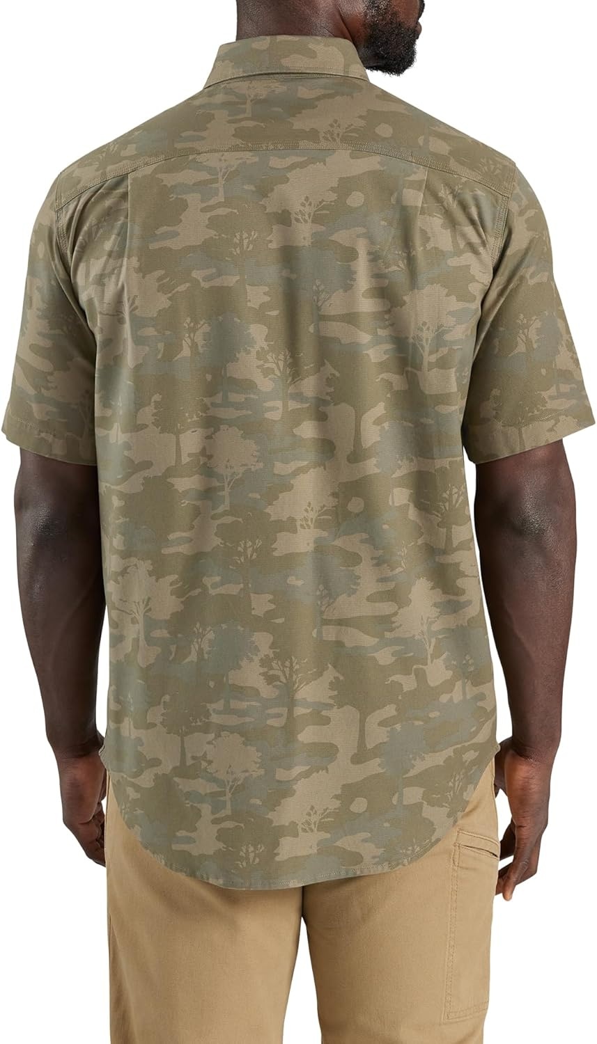 image:imageCarhartt Mens Windham Relaxed Ss ShirtBurnt Olive Tree Camo