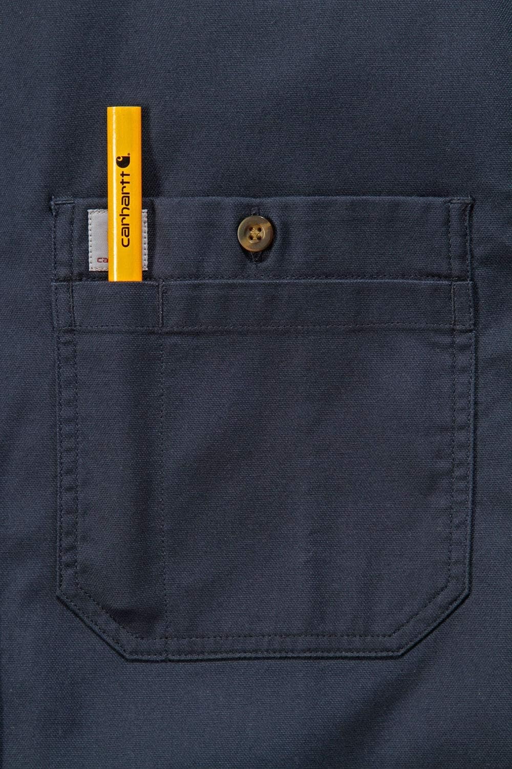 image:imageCarhartt Mens Windham Relaxed Ss ShirtNavy