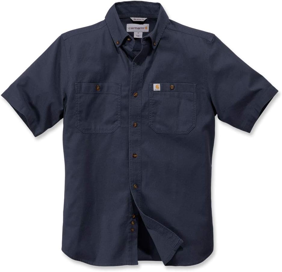 image:imageCarhartt Mens Windham Relaxed Ss ShirtNavy