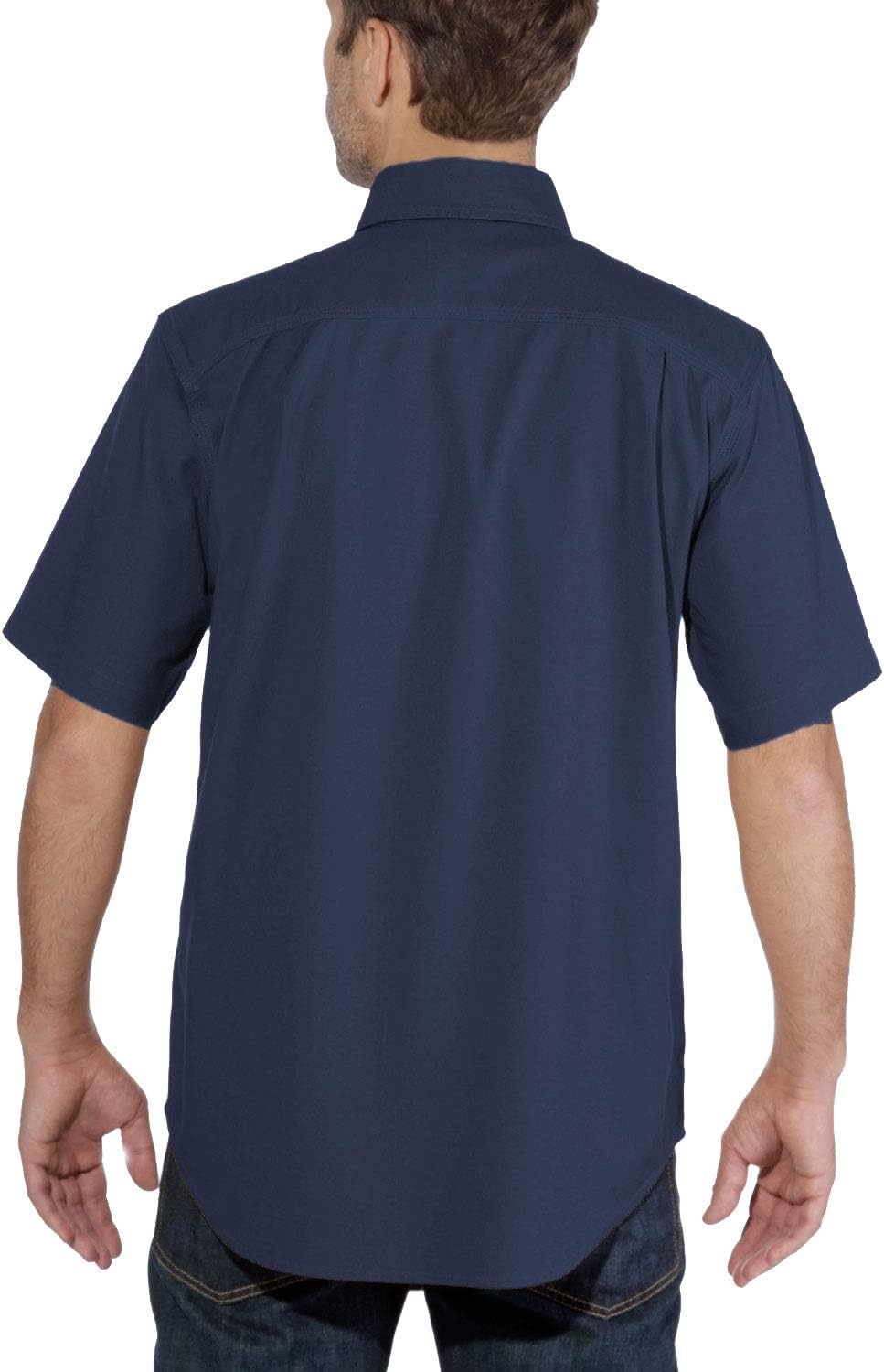 image:imageCarhartt Mens Windham Relaxed Ss ShirtNavy
