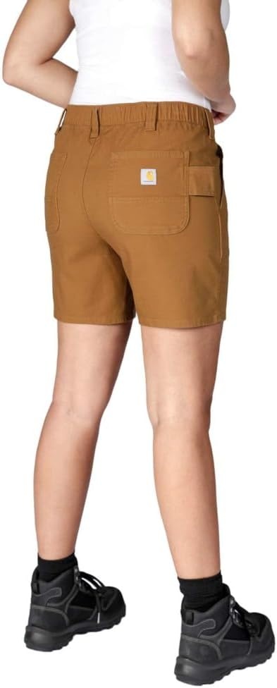 image:imageCarhartt Womens 105730 Womens Rugged Flex Relaxed Fit Canvas Work ShCarhartt Brown
