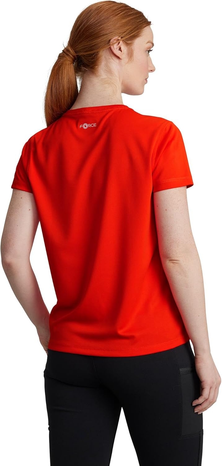 image:imageCarhartt Womens 106830 Womens Force Sun Defender Relaxed Fit ShortRoasted Tomato
