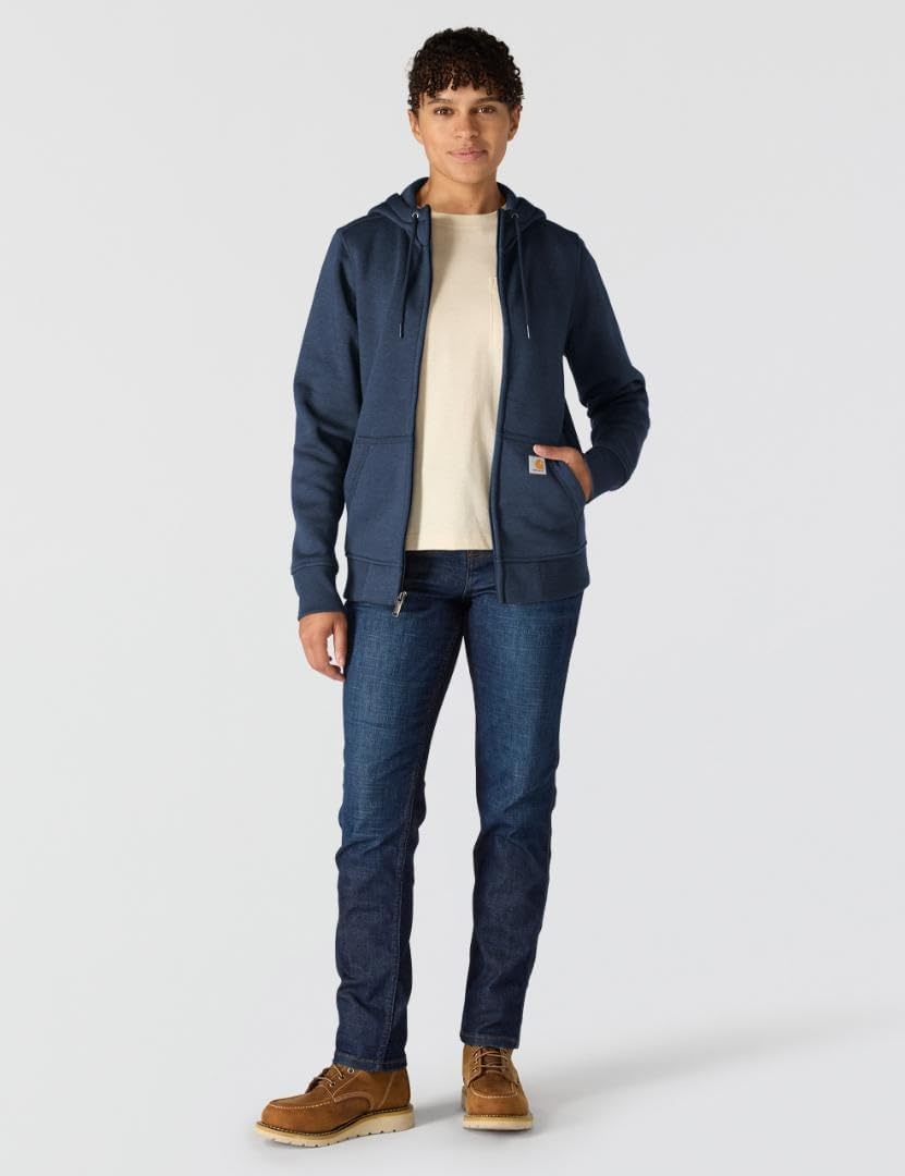 image:imageCarhartt Womens Clarksburg FullZip SweatshirtNavy