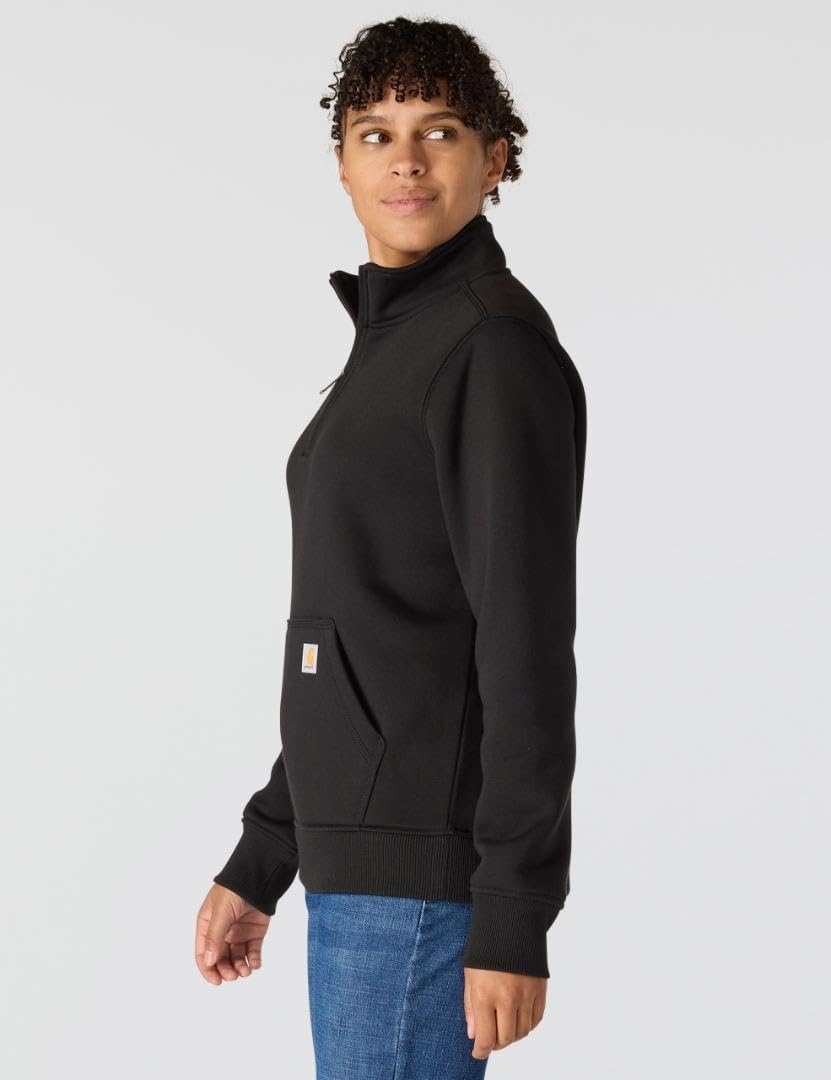 image:imageCarhartt Womens Clarksburg QuarterZip SweatshirtBlack Closeout