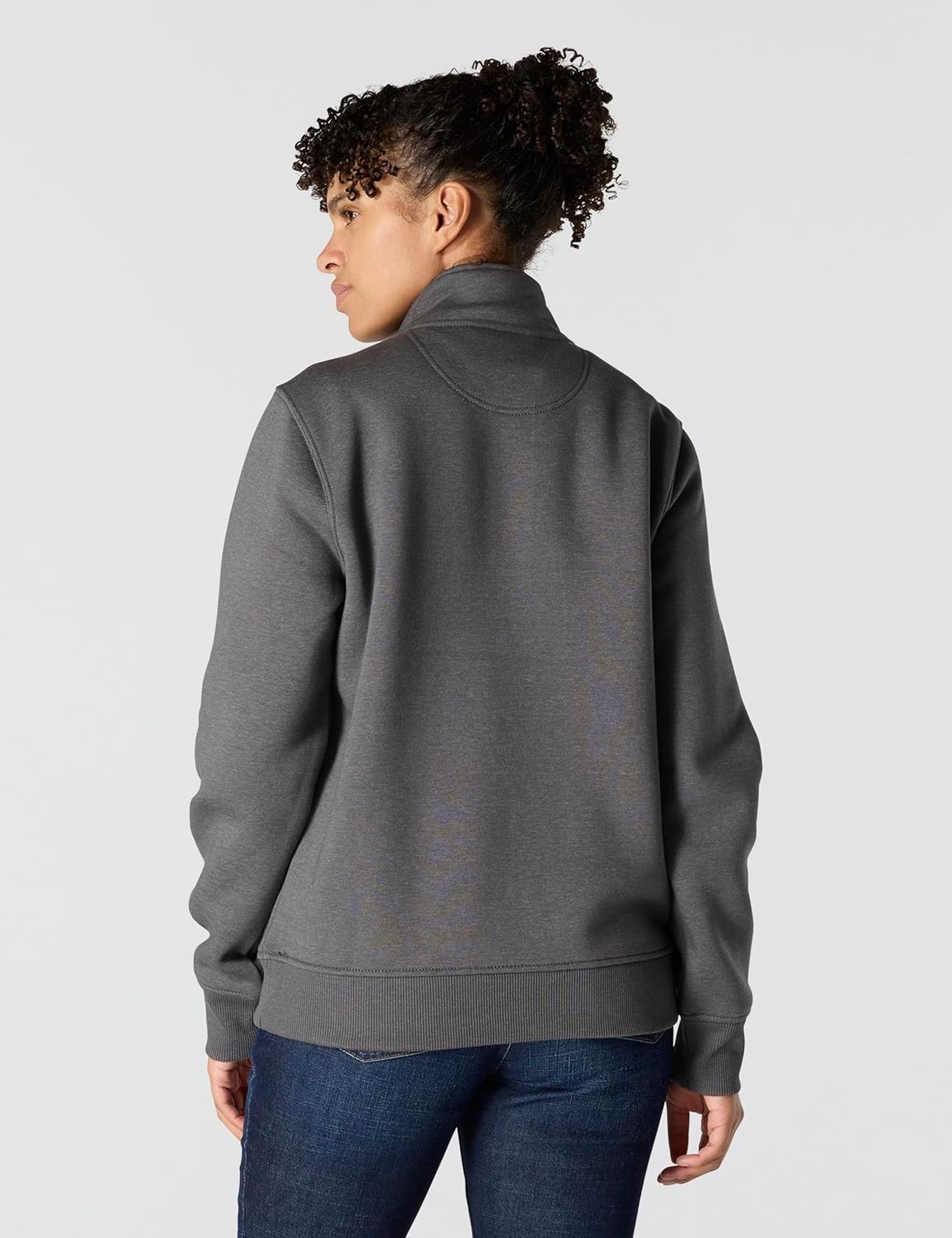 image:imageCarhartt Womens Clarksburg QuarterZip SweatshirtCarbon Heather