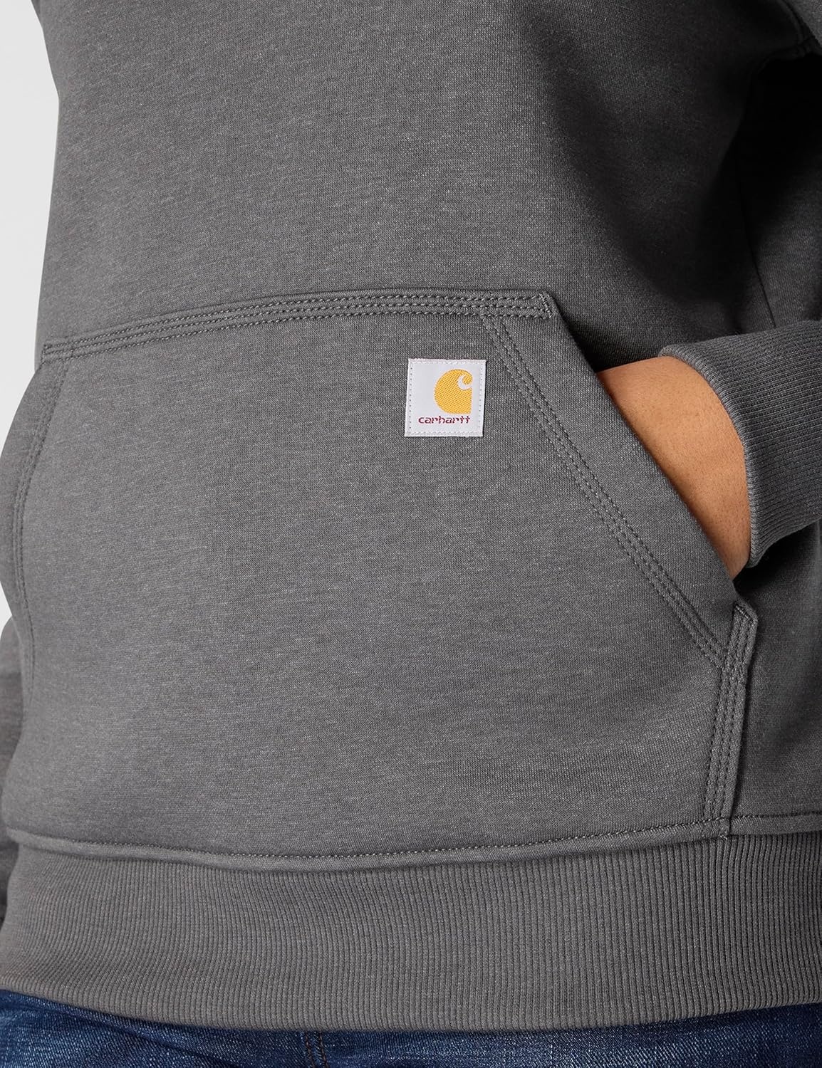 image:imageCarhartt Womens Clarksburg QuarterZip SweatshirtCarbon Heather