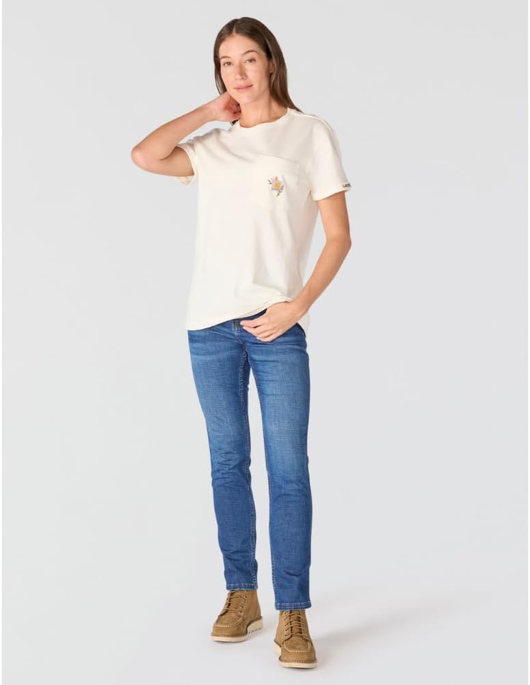 image:imageCarhartt Womens Dearborn Loose Floral TShirtEggshell