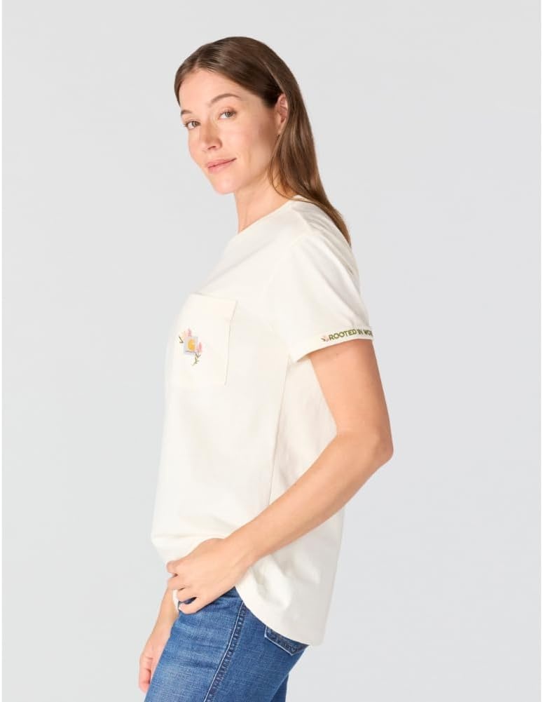 image:imageCarhartt Womens Dearborn Loose Floral TShirtEggshell